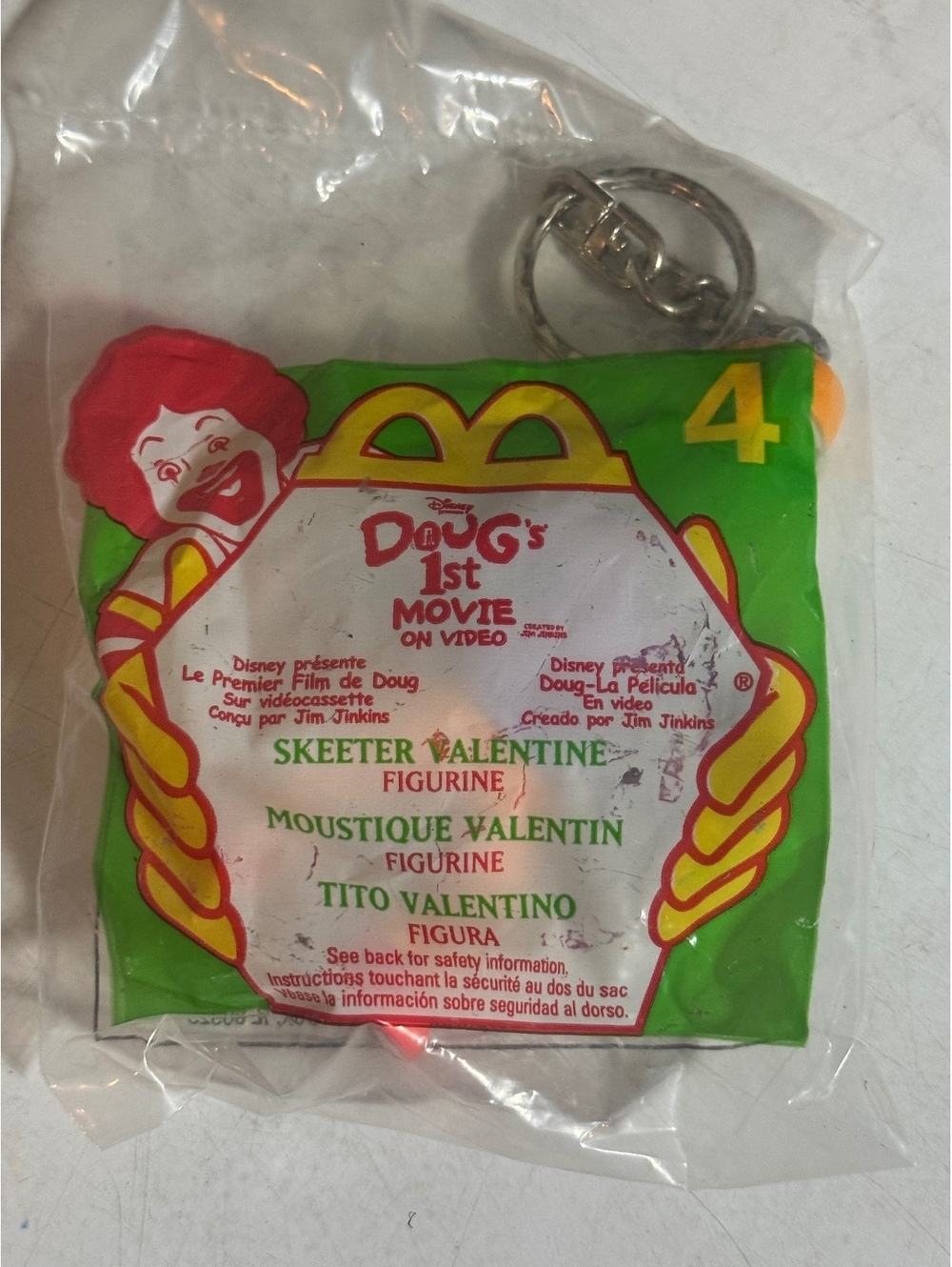 1999 McDonald's Doug's 1st Movie Toy#4 Skeeter Valentine NIB
